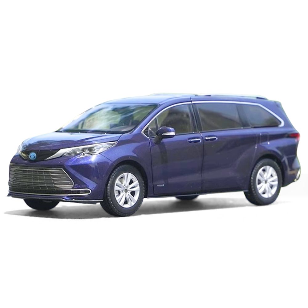 1:18 Toyota 2020 Sienna Blue Die Cast Model Car