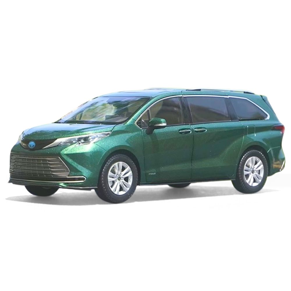 1:18 Toyota 2020 Sienna Green Die Cast Model Car