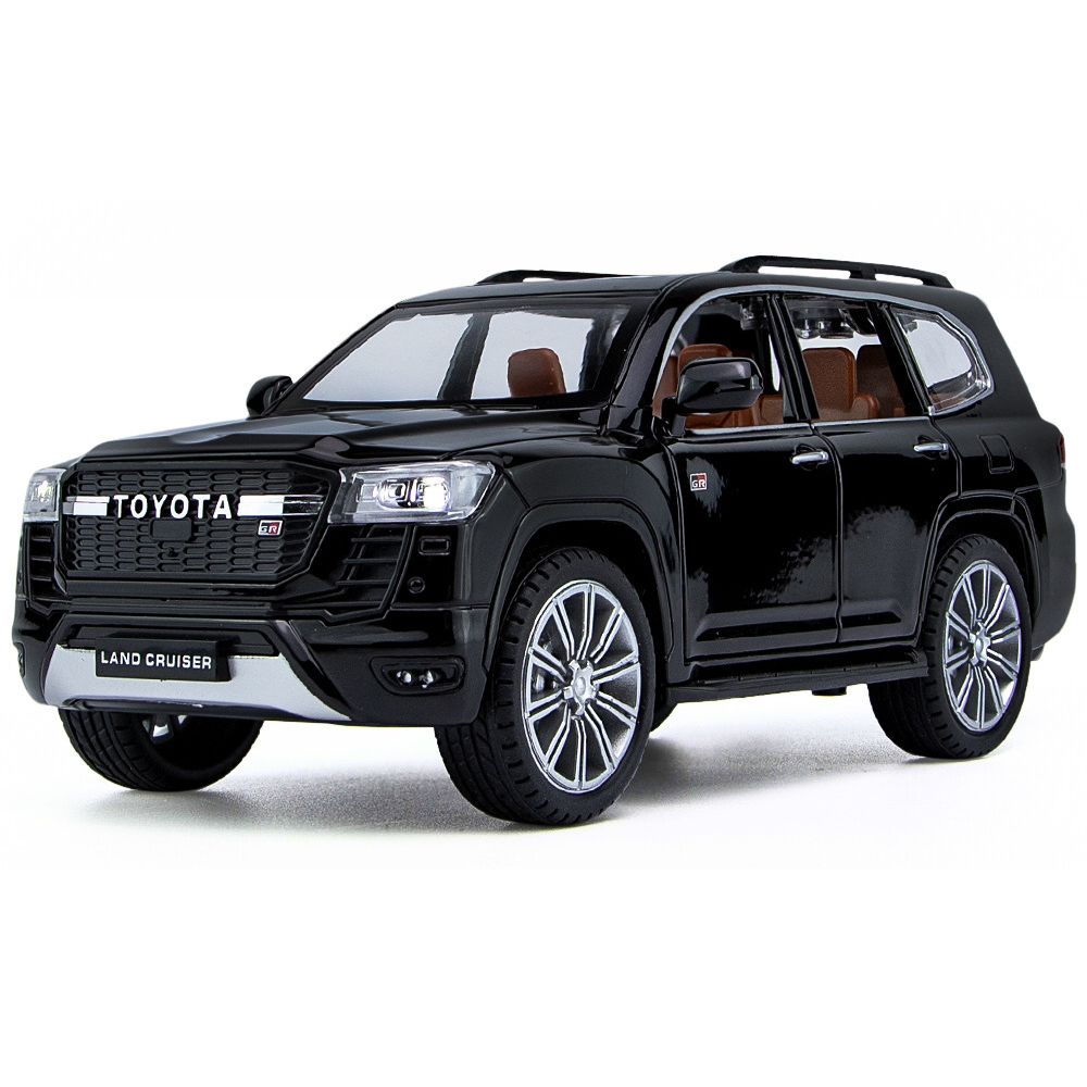 1:24 Toyota 2021 Land Cruiser GR Sport Black Die Cast Model Car