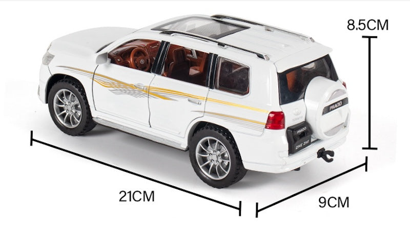 1:24 Toyota 2023 Land Cruiser Prado Die Cast Model Car