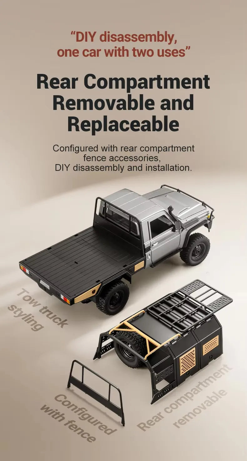 1:12 Toyota Land Cruiser RC Off-Road Crawler