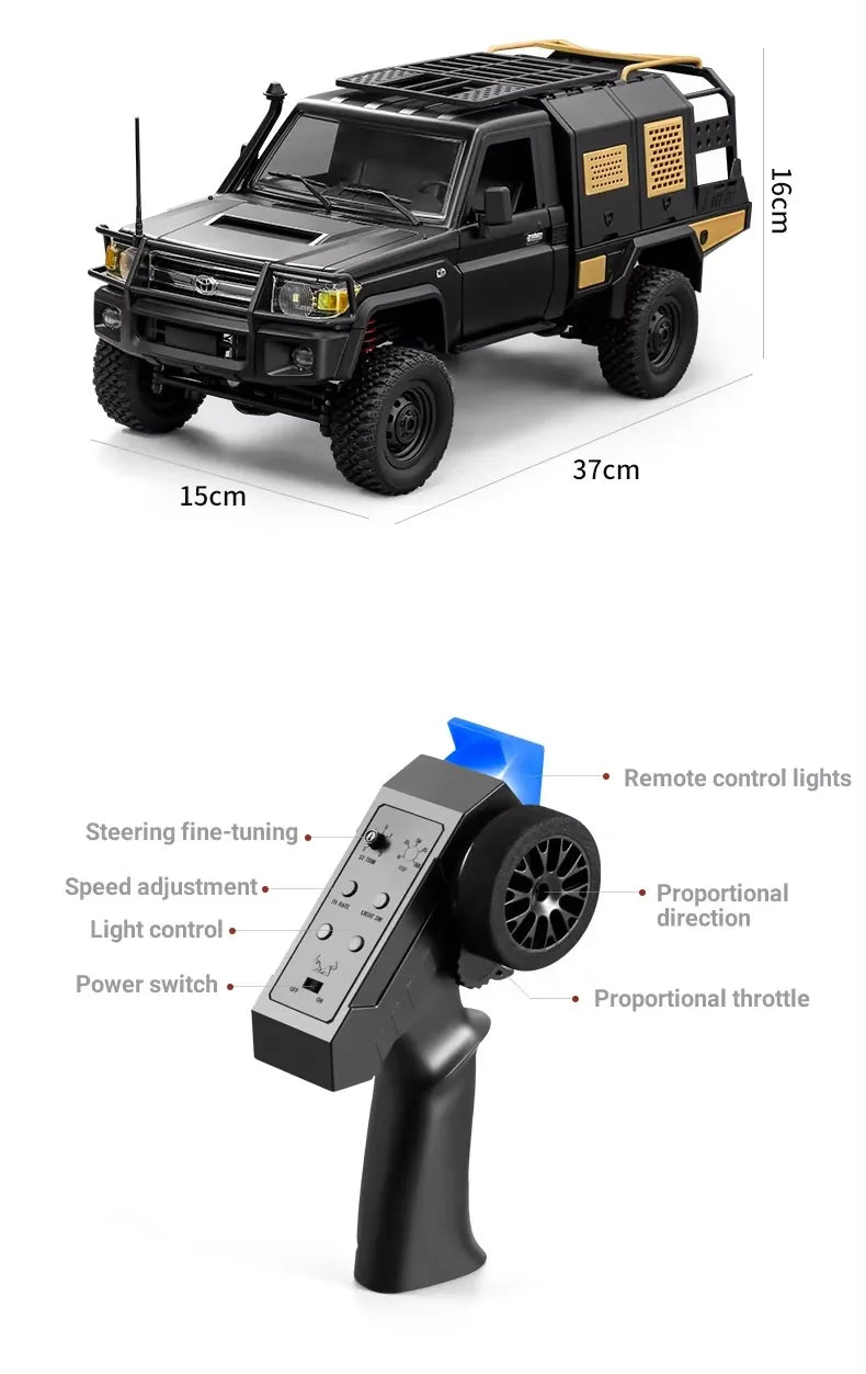 1:12 Toyota Land Cruiser RC Off-Road Crawler