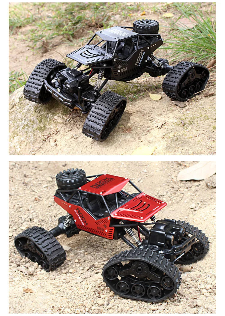 1:16 Scale Tracked RC Climbing Car - All-Terrain Off-Road 4WD Vehicle RC Car