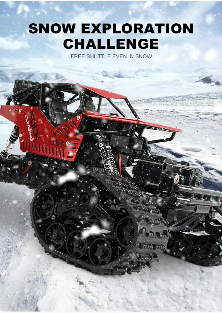 1:16 Scale Tracked RC Climbing Car - All-Terrain Off-Road 4WD Vehicle RC Car