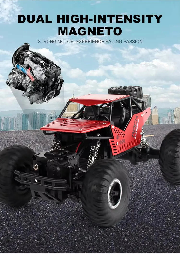 1:16 Scale Tracked RC Climbing Car - All-Terrain Off-Road 4WD Vehicle RC Car