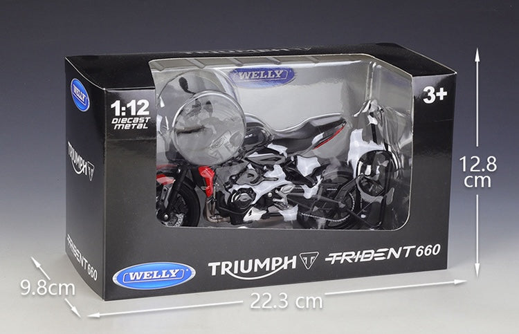 1:12 Triumph 2021 Trident 660 Motorcycle Model