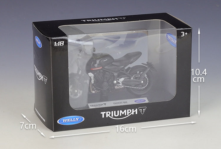 1:18 Triumph 2021 Trident 660 Motorcycle Model