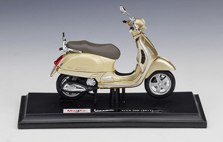 1:18 Vespa 2017 GTS 300 Motorcycle Model