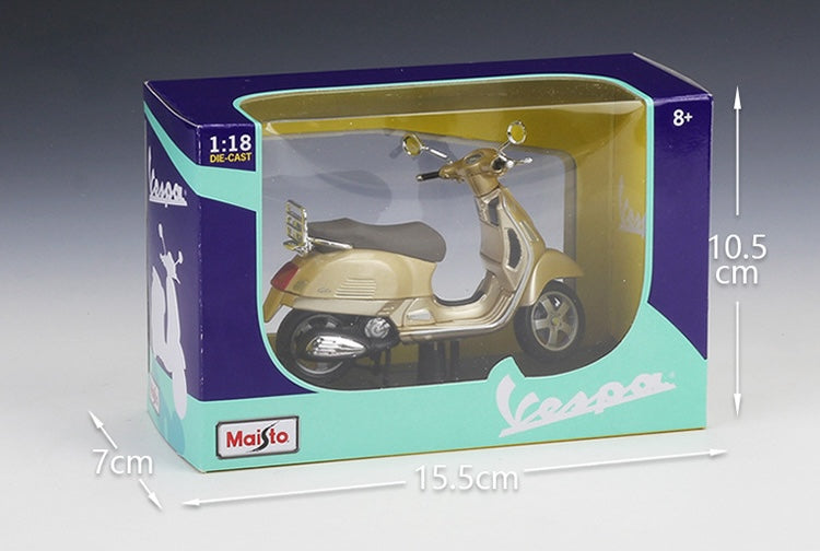 1:18 Vespa 2017 GTS 300 Motorcycle Model