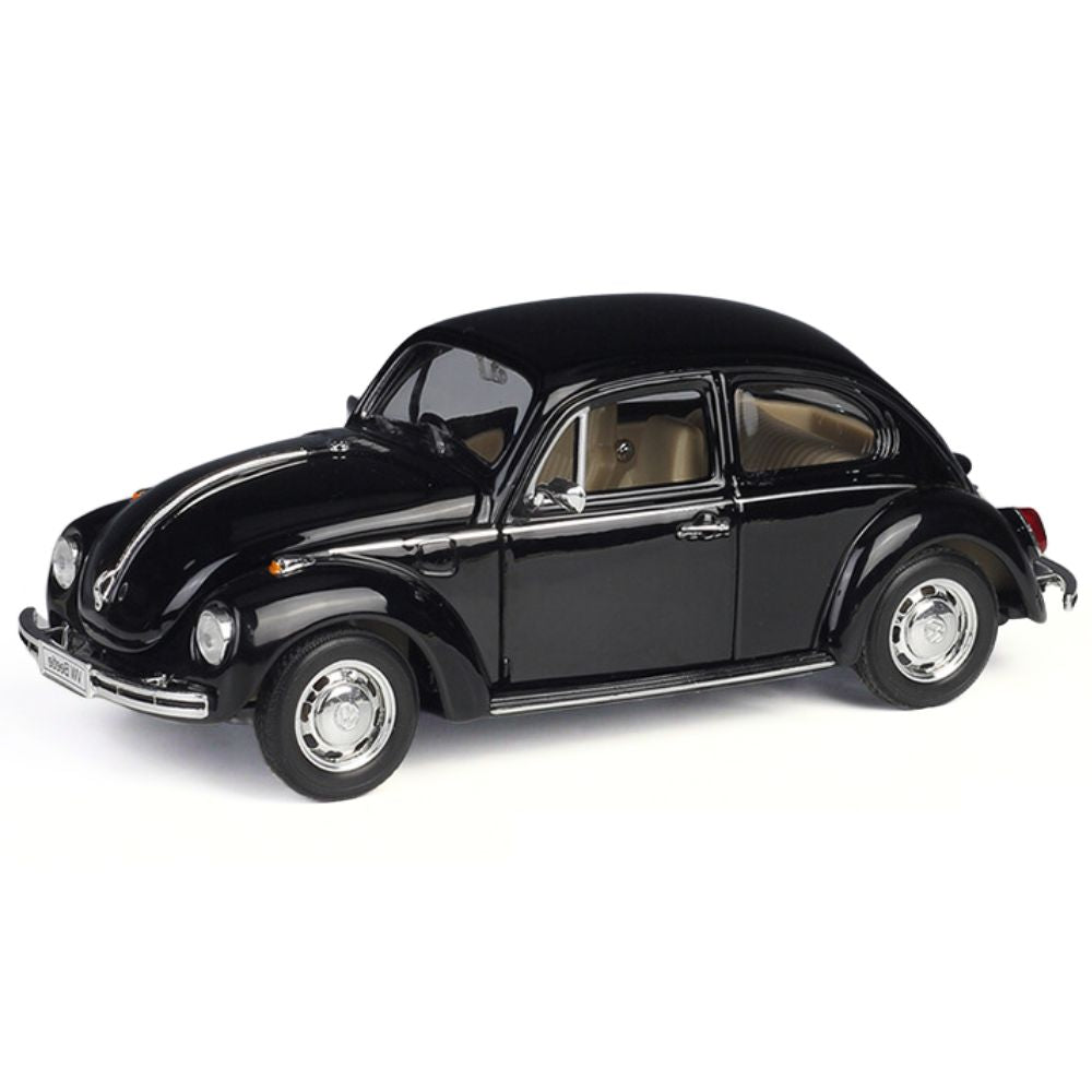 1:24 Volkswagen 1965 Beetle Black Die Cast Model Car