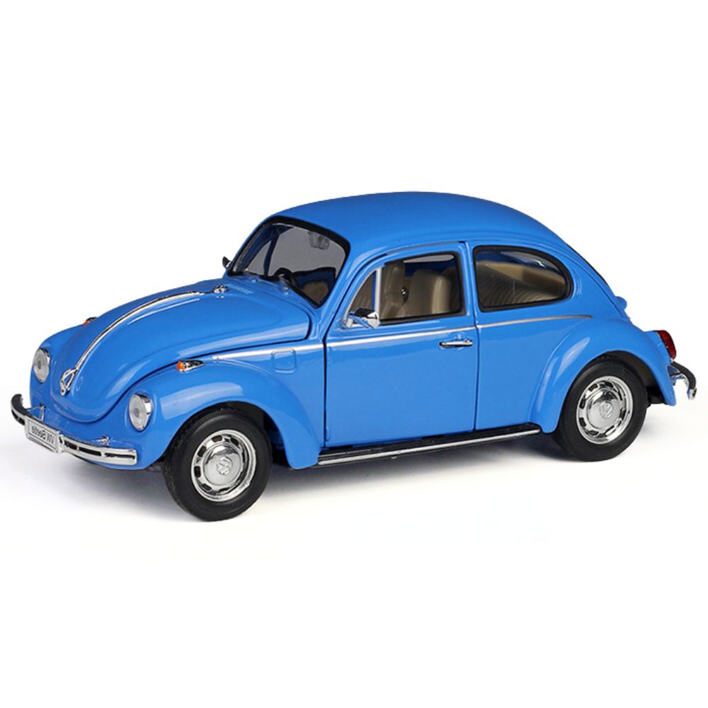 1:24 Volkswagen 1965 Beetle Blue Die Cast Model Car