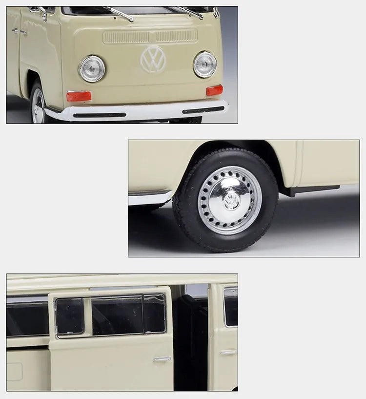 1:24 Volkswagen 1972 T2 Bus Die Cast Model Car