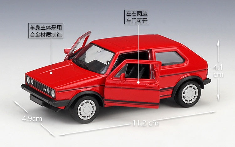 1:36 Volkswagen 1974 Golf GTI MK1 Die Cast Model Car