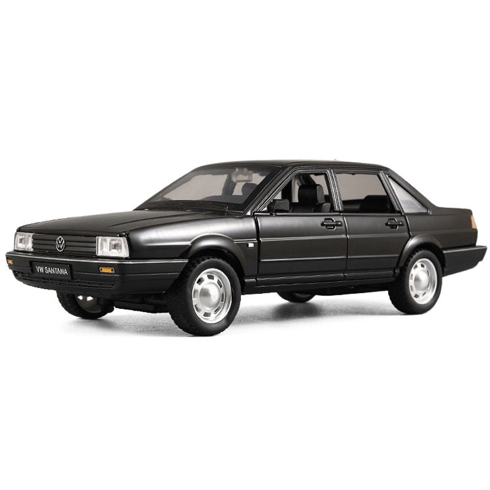 1:24 Volkswagen 1981 Santana Black Die Cast Model Car