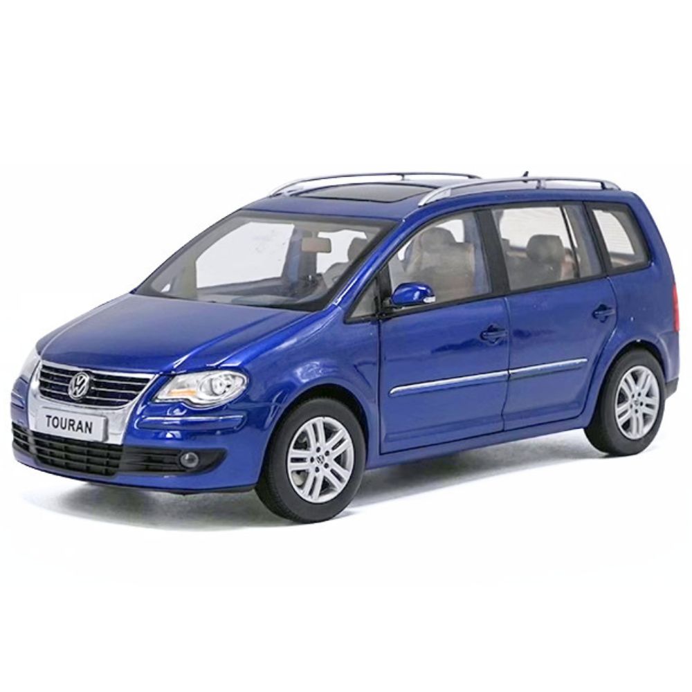 1:18 Volkswagen 2006 Touran Blue Die Cast Model Car