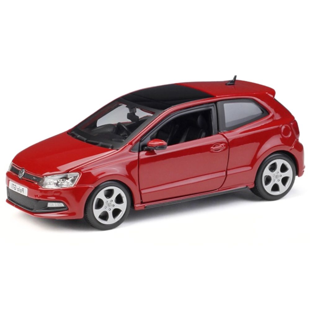 1:24 Volkswagen 2010 Polo GTI MK5 Red Die Cast Model Car