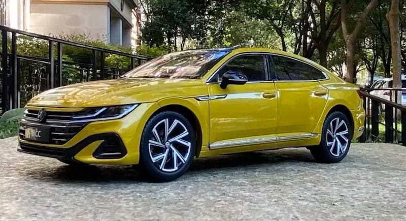 1:18 Volkswagen 2021 Arteon Yellow Die Cast Model Car