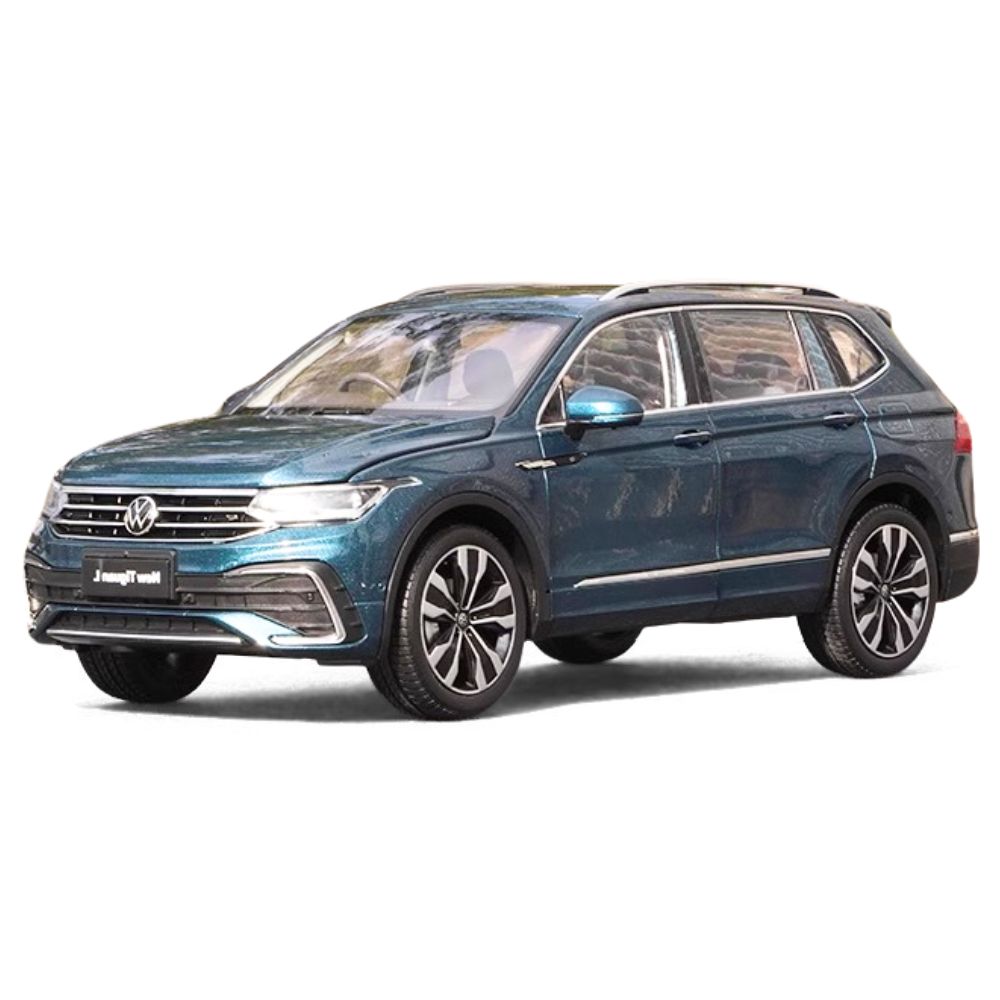 1:18 Volkswagen 2022 Tiguan L Blue Die Cast Model Car