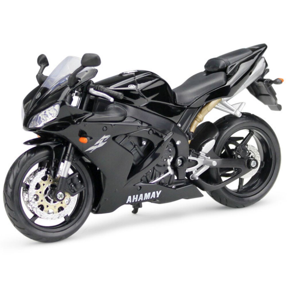 1:12 YAMAHA 2004 YZF-R1 Black Motorcycle Model