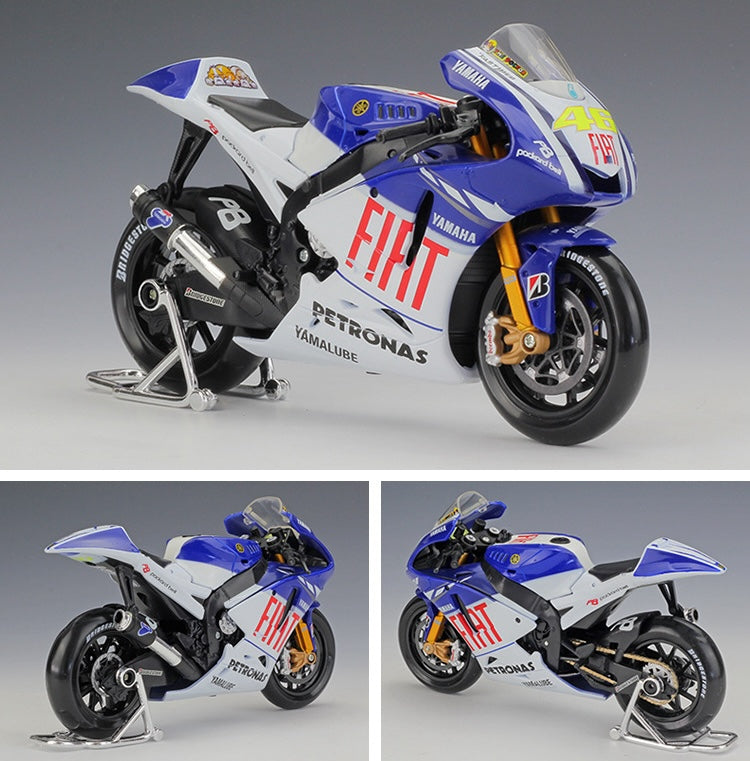 1:10 YAMAHA 2009 Factory Racing Fiat Motorcycle Model