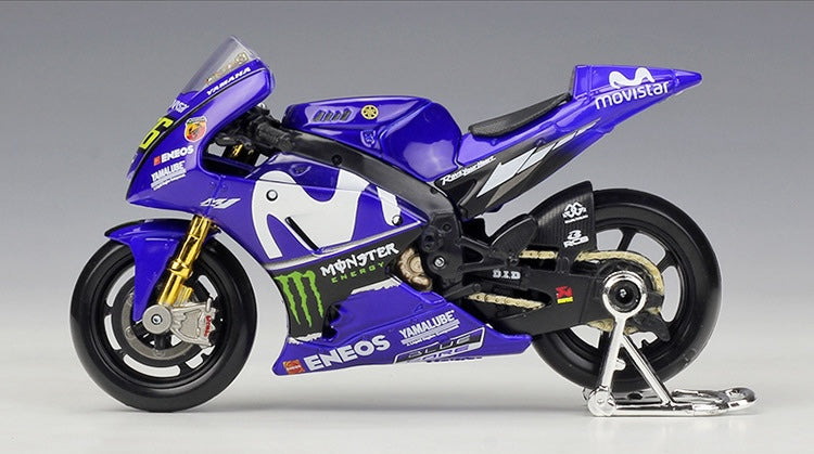 1:18 YAMAHA 2018 Factory Racing Team Motorcycle Model