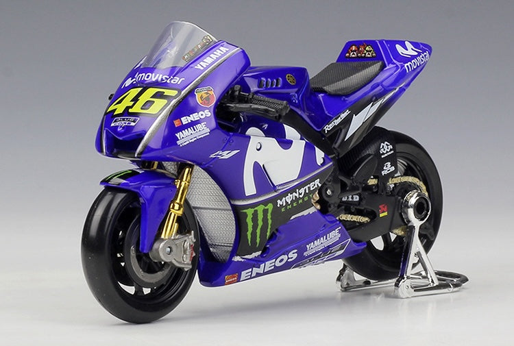 1:18 YAMAHA 2018 Factory Racing Team Motorcycle Model