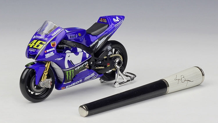 1:18 YAMAHA 2018 Factory Racing Team Motorcycle Model