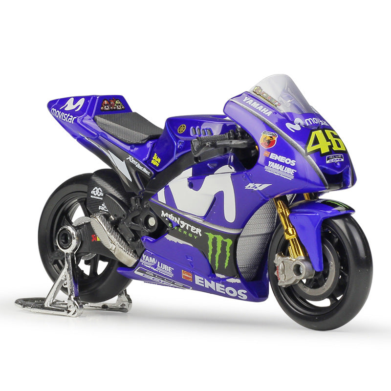 1:18 YAMAHA 2018 Factory Racing Team Motorcycle Model