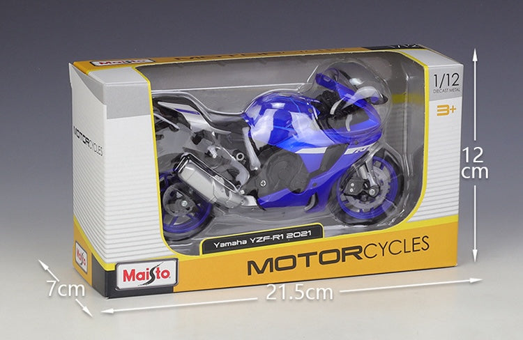 1:12 YAMAHA 2021 YZF-R1 Motorcycle Model