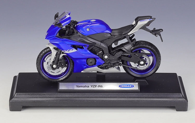 1:18 YAMAHA 2021 YZF-R6 Motorcycle Model