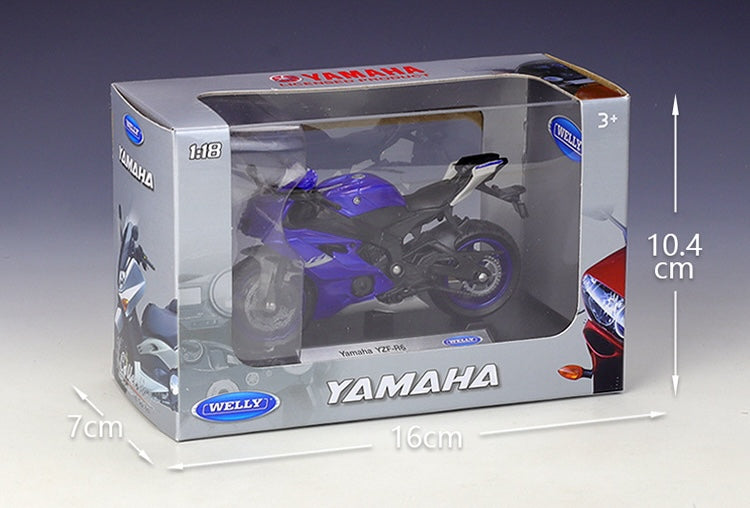 1:18 YAMAHA 2021 YZF-R6 Motorcycle Model