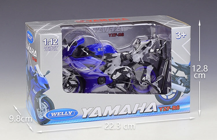 1:12 YAMAHA 2021 YZF-R6 Motorcycle Model