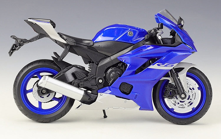 1:12 YAMAHA 2021 YZF-R6 Blue Motorcycle Model