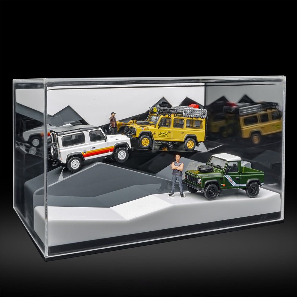 1:64 Automobile exhibition stand scene Off-road Scene