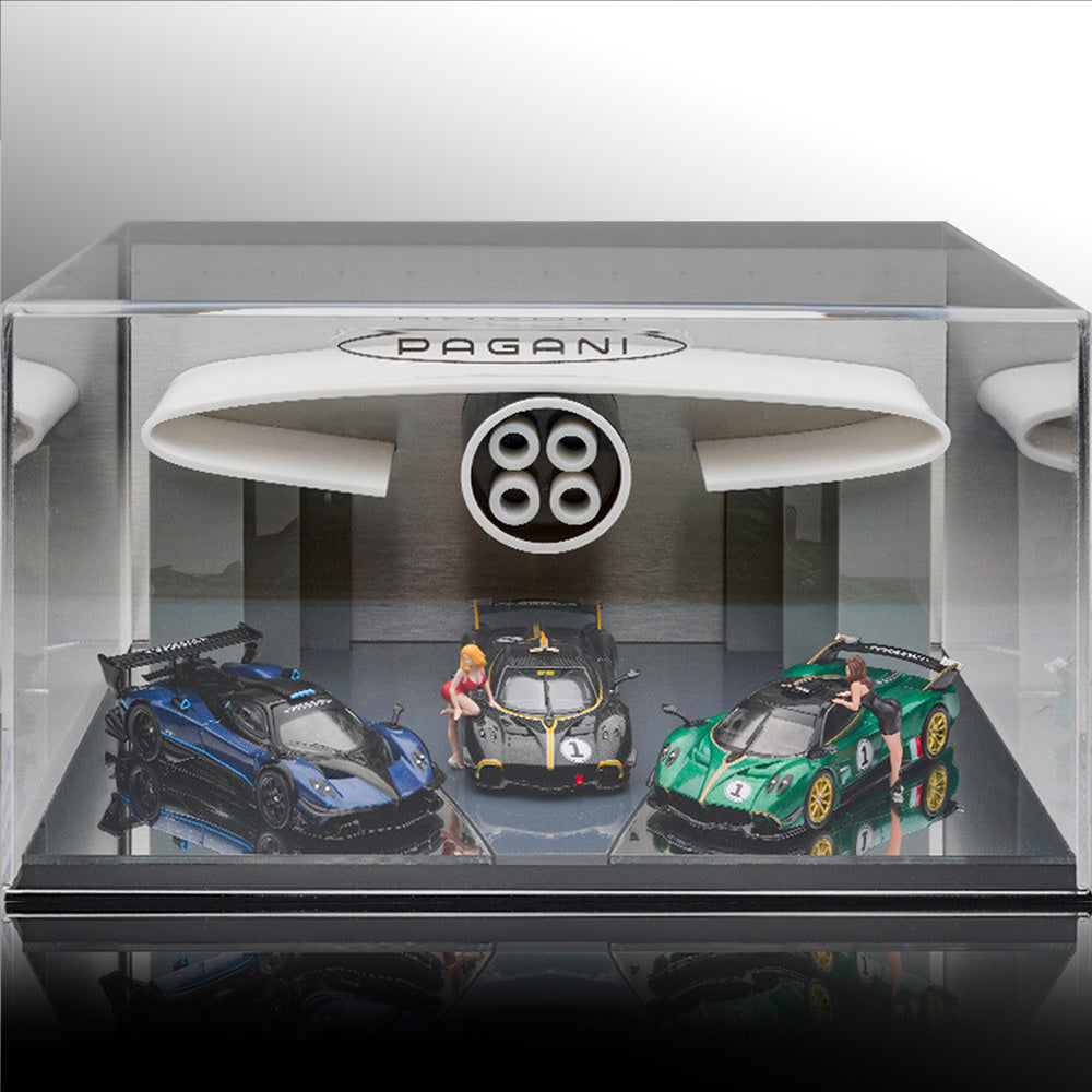 1:64 Automobile exhibition stand scene Pagani Scene