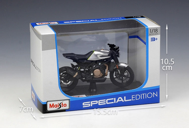 1:18 Husqvarna 2018 vitpilen 701 Motorcycle Model