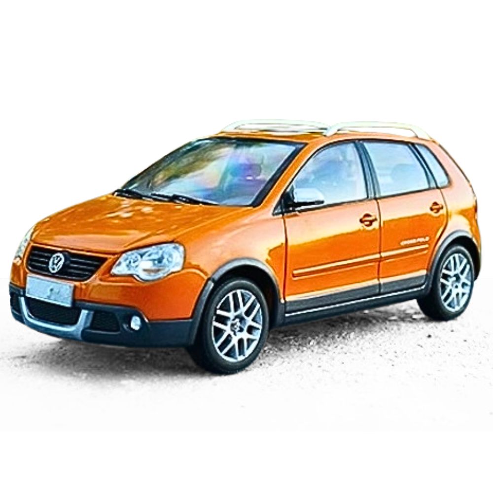 1:18 Volkswagen 2007 Crosspolo Orange Die Cast Model Car